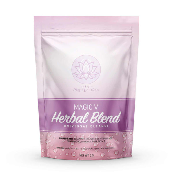 Magic V Steam Yoni Steam Herbs natural herbal blend for vaginal cleansing and tightening with 6 easy clean bags