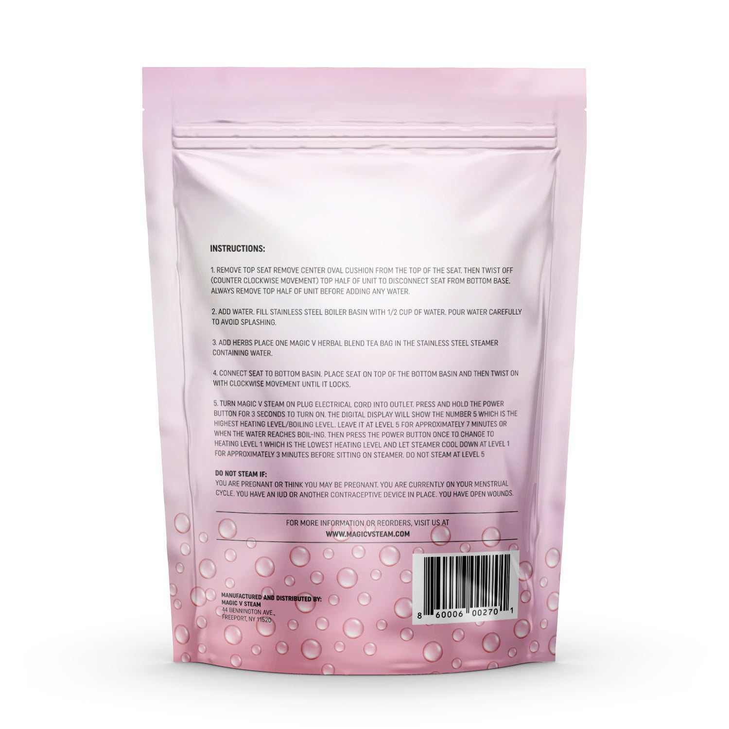 Magic V Steam Yoni Steam Herbs vaginal cleansing and tightening herbal bags for feminine care