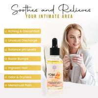 Peach Yoni Oil hydrating feminine care intimate wellness oil