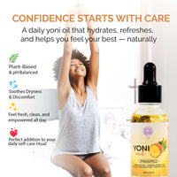 Hydrating Pineapple Yoni Oil for feminine care and intimate wellness