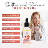 Strawberry Yoni Oil hydrating intimate wellness feminine care oil