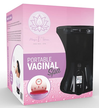 Magic V Steam Portable Vaginal Spa (Black Edition) - Magic V Steam